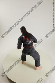 fighting young woman in kimono ronda 06a