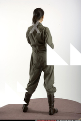 Woman Adult Athletic White Martial art Standing poses Army