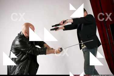 JANISONE FIGHT KATANA VS GUNS 09