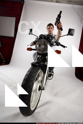 Man Adult Average White Riding a bike Moving poses Casual