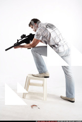 JANISONE MERCENARY STANDING ON CHAIR AIMING HK 02.JPG