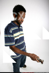 Man Adult Athletic Black Neutral Standing poses Sportswear