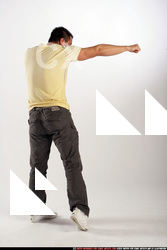 Man Adult Athletic White Fist fight Standing poses Sportswear