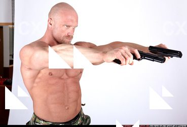 2009 08 DEON DUAL PISTOLS POSE1 08.JPG