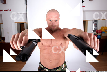 2009 08 DEON DUAL PISTOLS POSE1 03.JPG