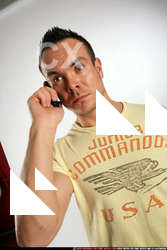 Man Adult Athletic White Daily activities Standing poses Sportswear