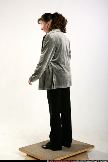 Woman Old Average White Neutral Standing poses Casual