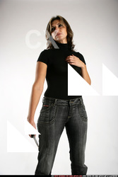 Woman Adult Athletic White Martial art Standing poses Casual