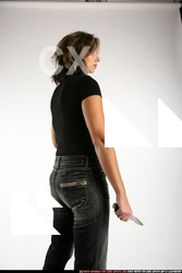 Woman Adult Athletic White Martial art Standing poses Casual