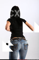 Woman Adult Athletic White Neutral Standing poses Sportswear