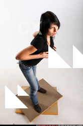 Woman Adult Athletic White Neutral Standing poses Sportswear