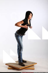 Woman Adult Athletic White Neutral Standing poses Sportswear