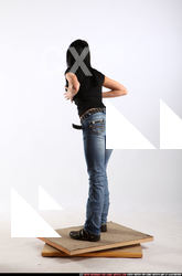 Woman Adult Athletic White Neutral Standing poses Sportswear