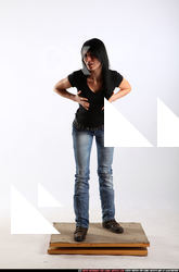 Woman Adult Athletic White Neutral Standing poses Sportswear