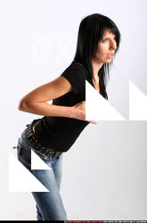 Woman Adult Athletic White Neutral Standing poses Sportswear