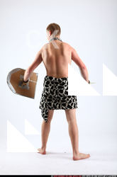 2010 11 JANISONE PREHISTORIC WARRIOR SWORD BUCKLER 03