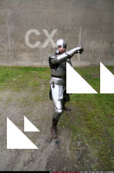 Man Adult Average White Fighting with sword Standing poses Army