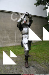 Man Adult Average White Fighting with sword Standing poses Army