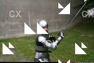 Man Adult Average White Fighting with sword Standing poses Army