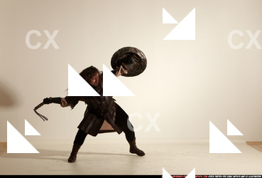 Man Adult Average White Martial art Moving poses Army