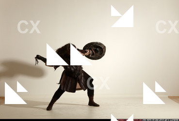 Man Adult Average White Martial art Moving poses Army