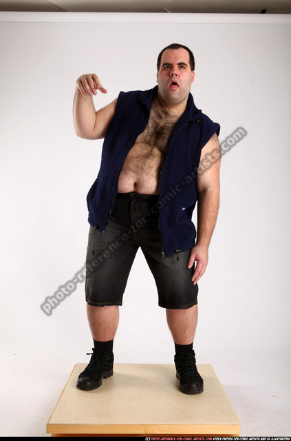 Man Adult Chubby White Dead Moving poses Casual