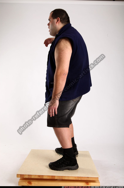 Man Adult Chubby White Dead Moving poses Casual