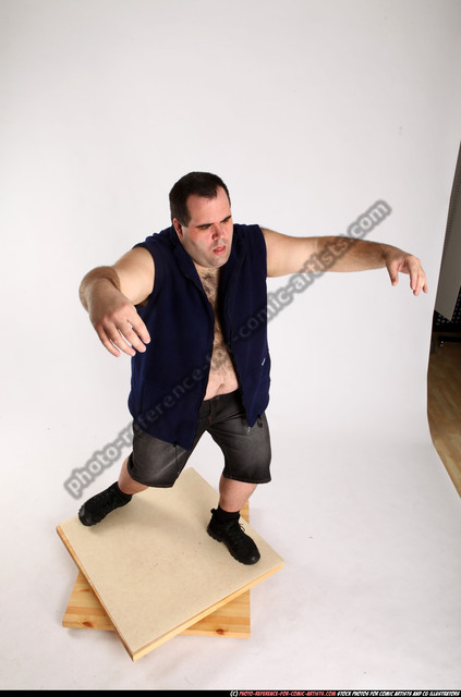 Man Adult Chubby White Dead Standing poses Casual