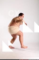 Man Adult Chubby White Martial art Standing poses Sportswear