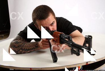 2013 06 ALEX LAYING AIMING AK-47 11