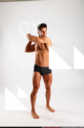 2014 03 ROLAND SMASH SWORD POSE 06