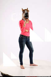 Woman Adult Athletic White Neutral Standing poses Casual