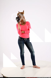 Woman Adult Athletic White Neutral Standing poses Casual