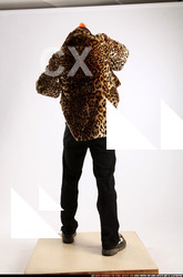 Man Adult Average White Fighting with gun Standing poses Jacket