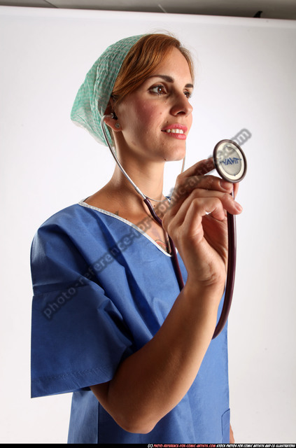 Male Doctor In A Mask On The Face Poses Stethoscope Stock Photo - Download  Image Now - iStock