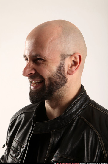 Man Adult Athletic White Facial expressions Detailed photos Jacket