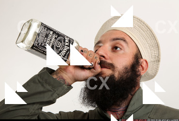 Man Adult Athletic White Daily activities Standing poses Army