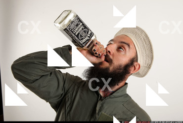 Man Adult Athletic White Daily activities Standing poses Army