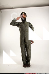 Man Adult Athletic White Neutral Standing poses Army