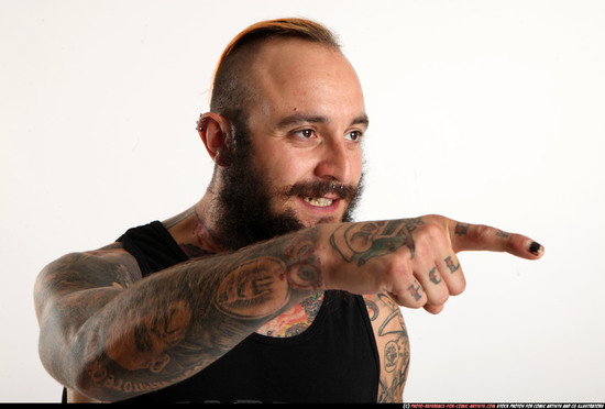 Man Adult Athletic White Facial expressions Detailed photos Casual