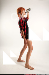 Woman Adult Athletic White Neutral Standing poses Casual