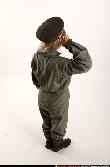 Woman Young Average Neutral Standing poses Army Asian