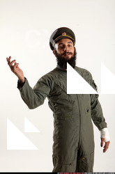 Man Adult Athletic White Neutral Standing poses Army