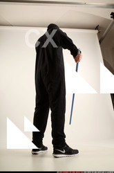 Man Adult Athletic White Fighting with sword Standing poses Army