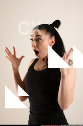 Woman Adult Athletic White Facial expressions Standing poses Casual