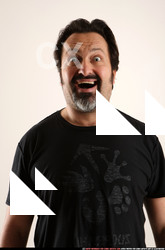 Man Old Average White Facial expressions Standing poses Casual