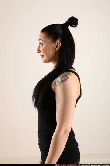 Woman Adult Athletic White Facial expressions Standing poses Casual