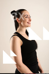 Woman Adult Athletic White Facial expressions Standing poses Casual