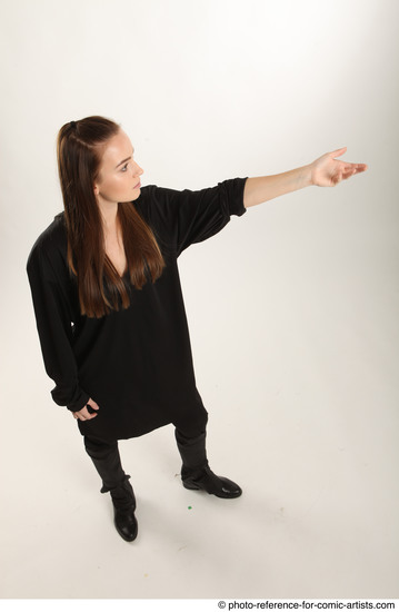 Woman Adult Average White Magic Standing poses Coat