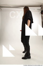 Woman Adult Average White Neutral Standing poses Coat